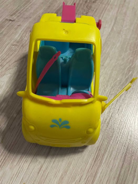 autko auto dla lalki lalka z pasami woda