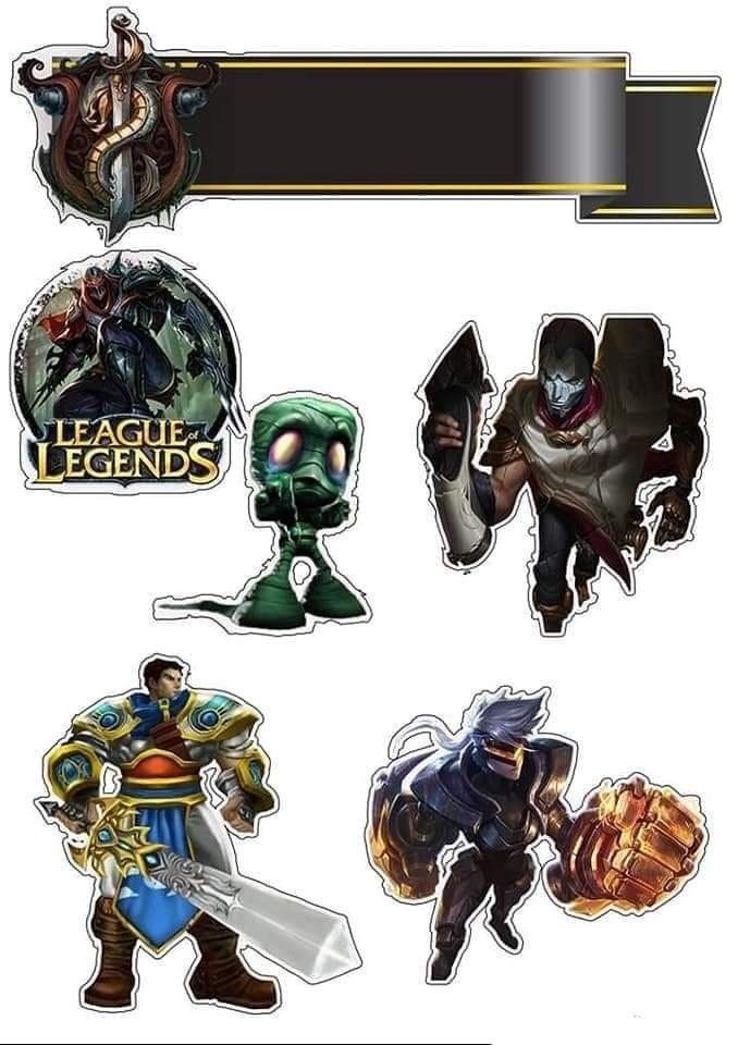 Wydruk jadalny cukrowy waflowy A4 Włoski papier League of Legends