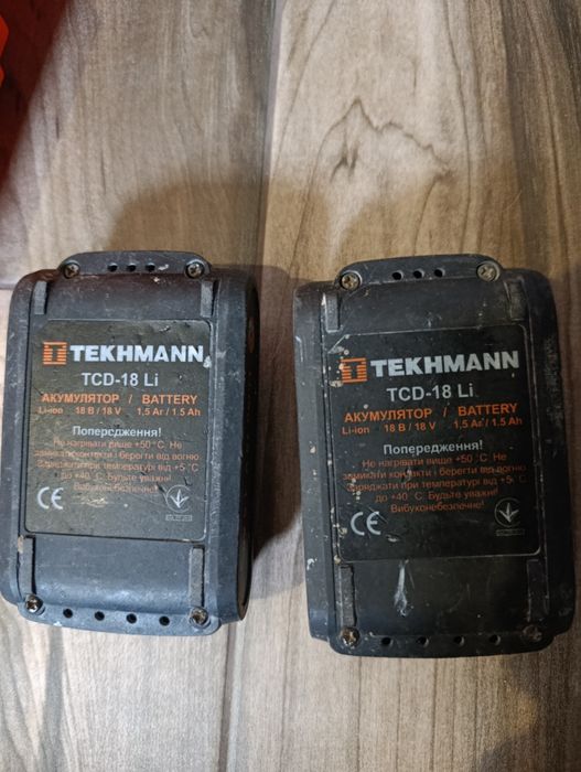 Шуруповерт Tekhmann tsd 18, з ударом