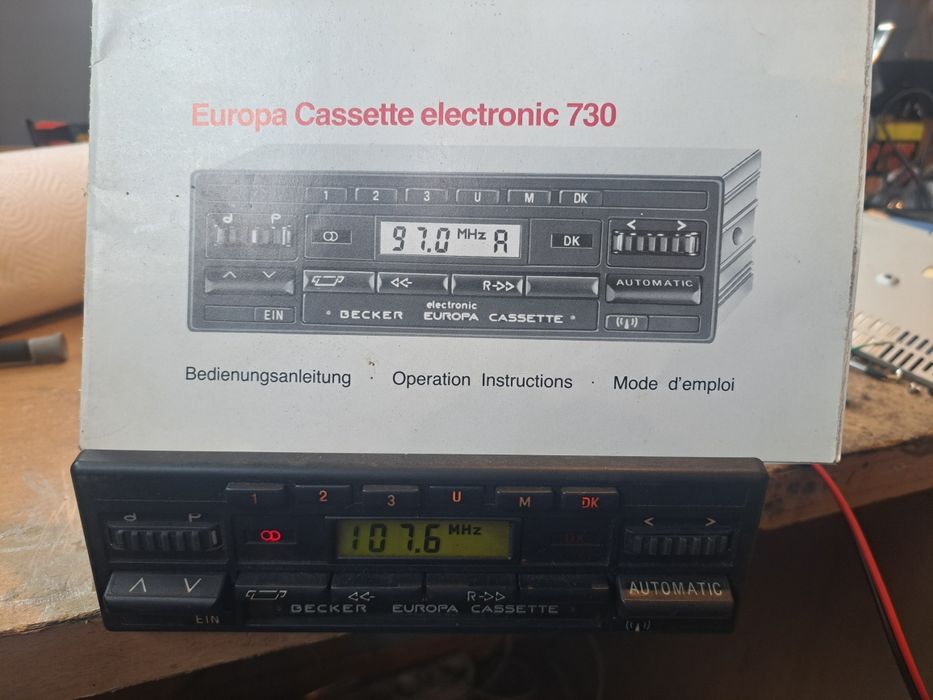 Radio samochodowe Becker 730 Mercedes