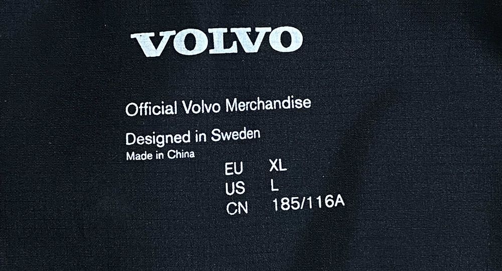 Volvo Męska Lekka Kurtka Wiatrówka Nowy Model XL