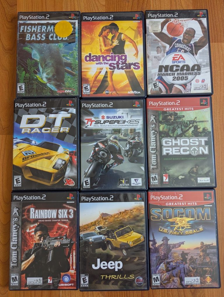 Ліцензійні диски ігри на Playstation 2 PS2
