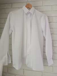 Biała koszula chłopięca 152