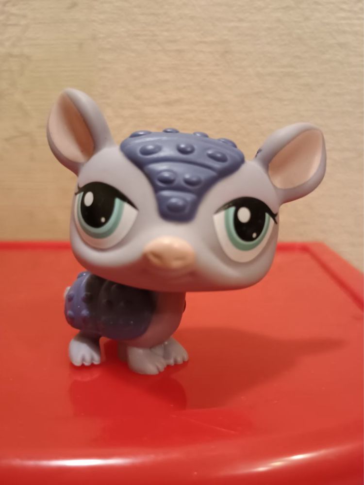 Littlest pet shop pancernik fioletowy armadillo #1454 LPS