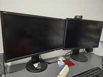 2x monitor NEC 24" EA244WMi E243WMi