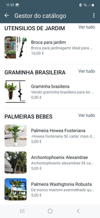Plantas/Jardins/Utensílios