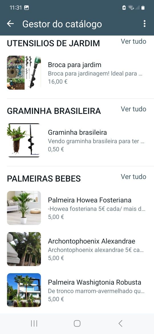 Plantas/Jardins/Utensílios