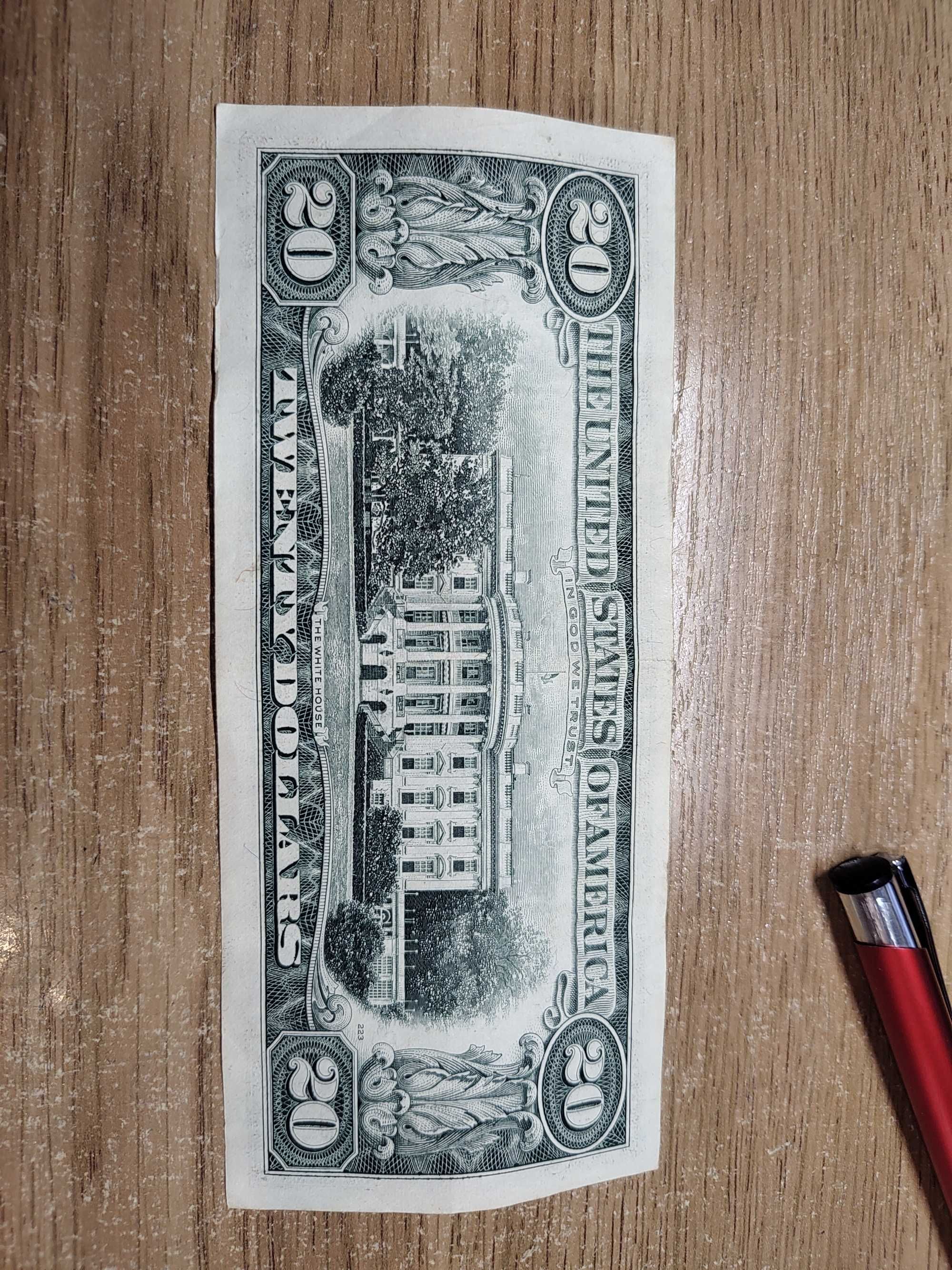 20 Dolarów 1988 seria A stan bardzo dobry