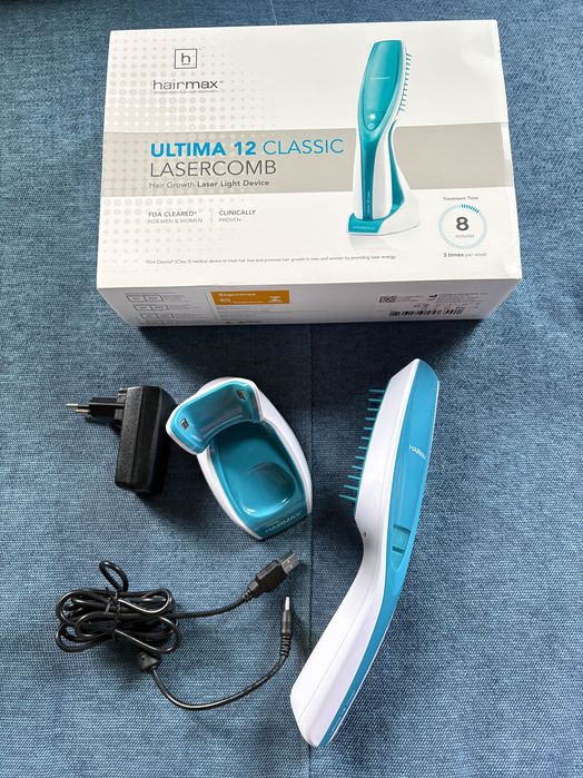 Hairmax Ultima 12 Classic - Innowacyjny grzebień laserowy do włosów