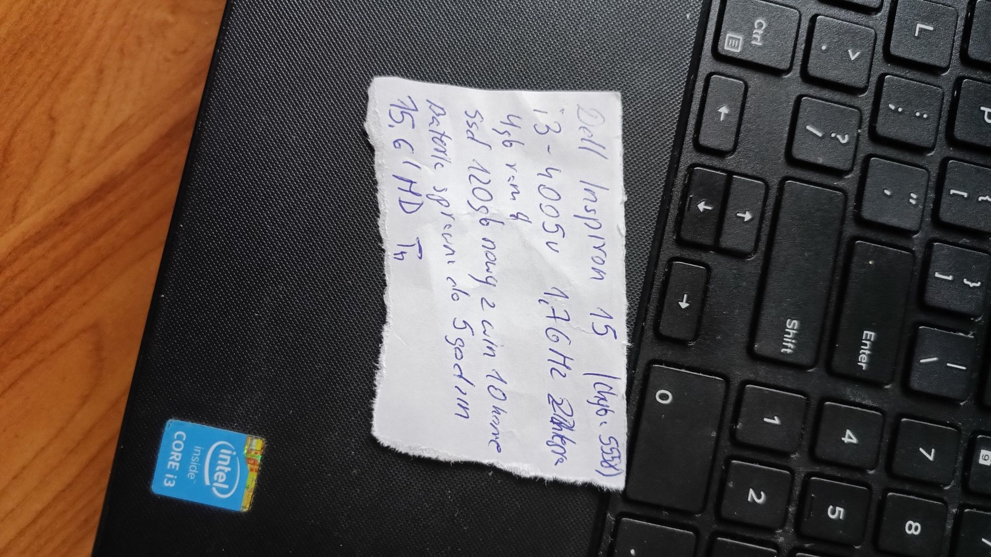 Dell Inspiron 15cali dysk SSD w dobrym stanie
