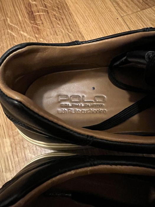 Sneakers Polo em pele genuína