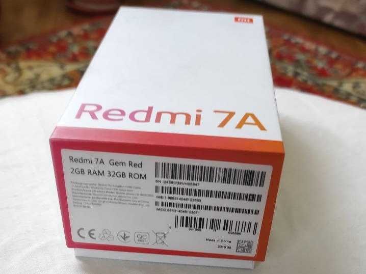 Смартфон Xiaomi Redmi 7A 32 ГБ / 2 ГБ ОП телефон на 2 SIM карты