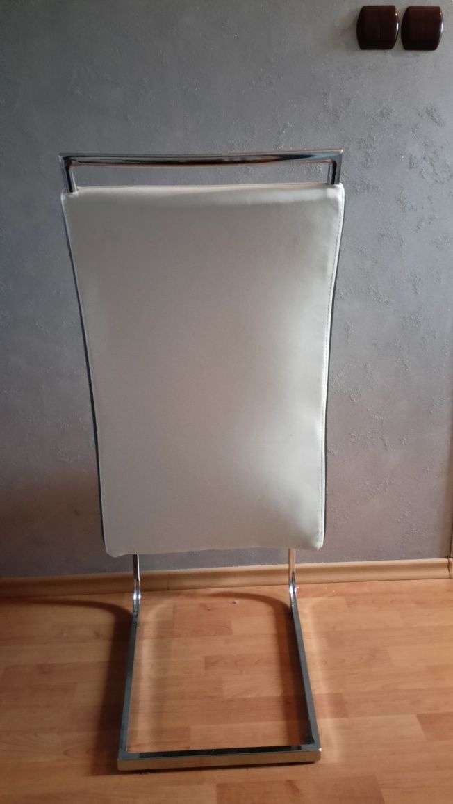 Krzesło chrom/ekoskóra