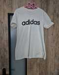 Tshirt koszulka bawełniana bluzka adidas s kremowa