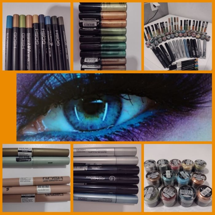 Распродажа  Gosh:тени-пигменты, карандаши, подводка, корректор