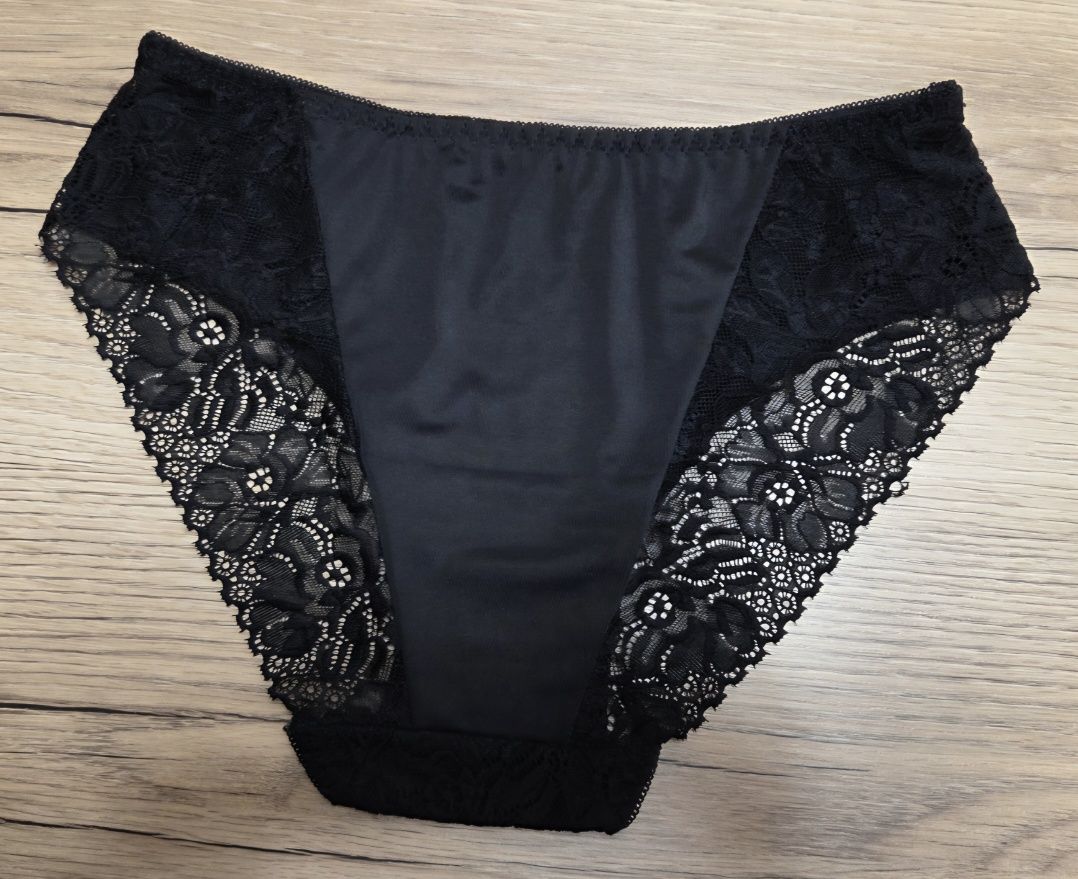 Majtki Damskie Czarne XL