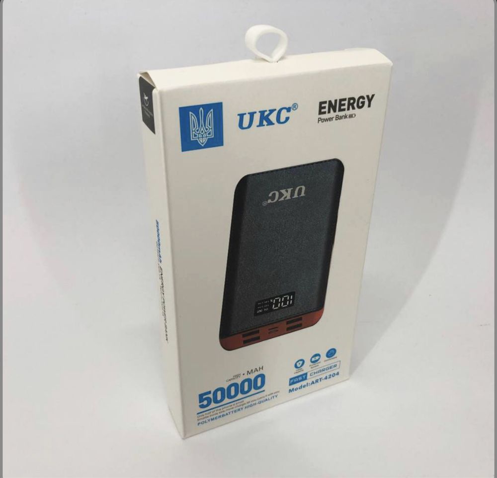 Акумулятор портативний павербанк POWER BANK UKCн на 50000mah