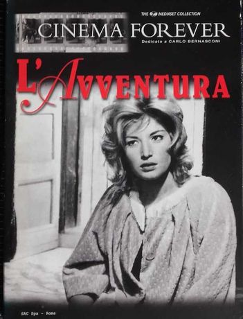 Raro DVD Michelangelo Antonioni "A aventura". Legendas só em italiano.