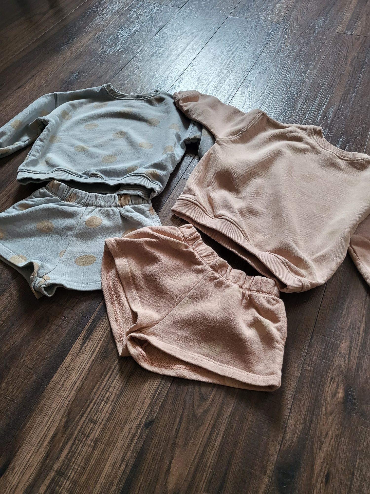 Bluza i spodenki Zara 2-3 98 Bliźniaki