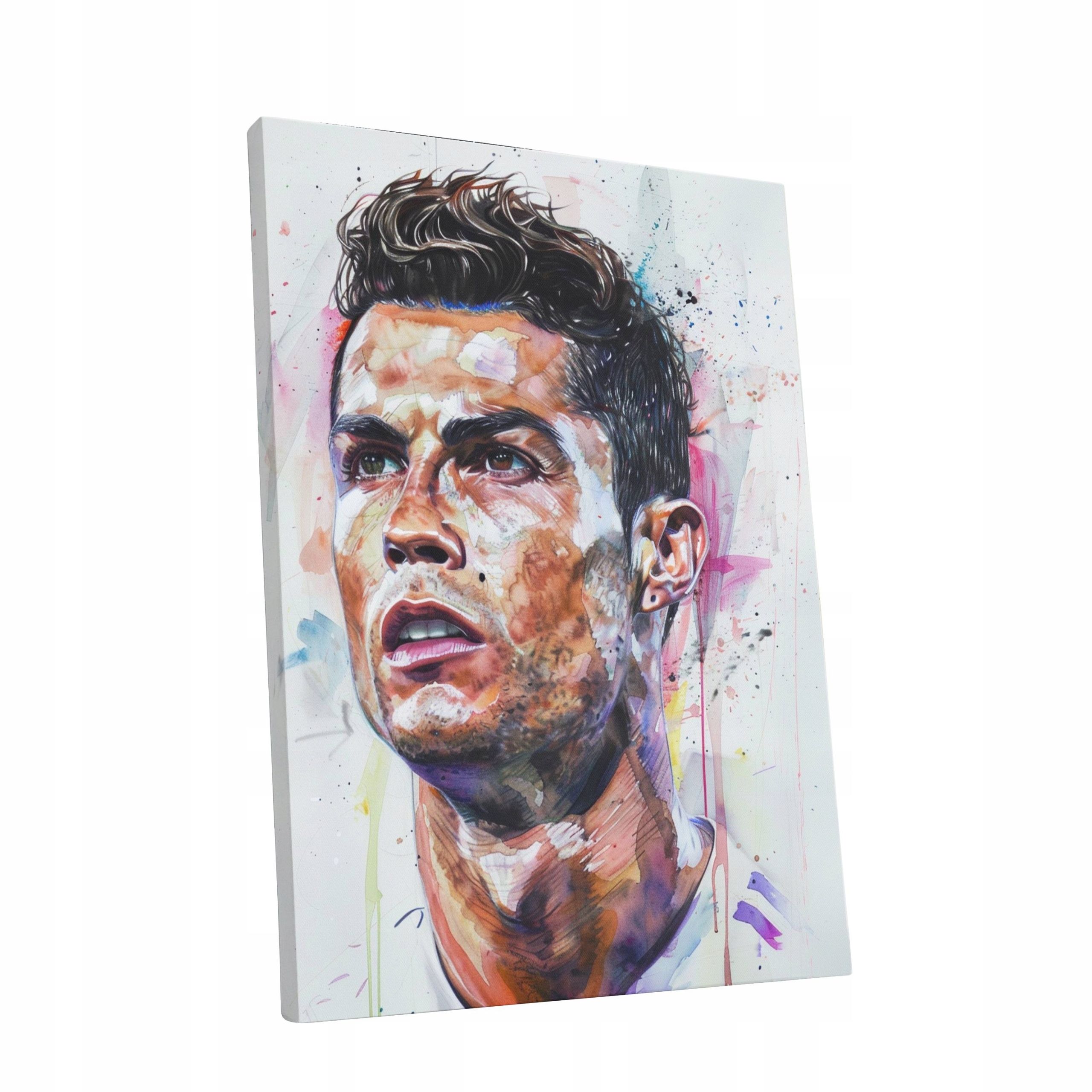 Obraz na płótnie Cristiano Ronaldo CR7 w nowoczesnym stylu 30x40