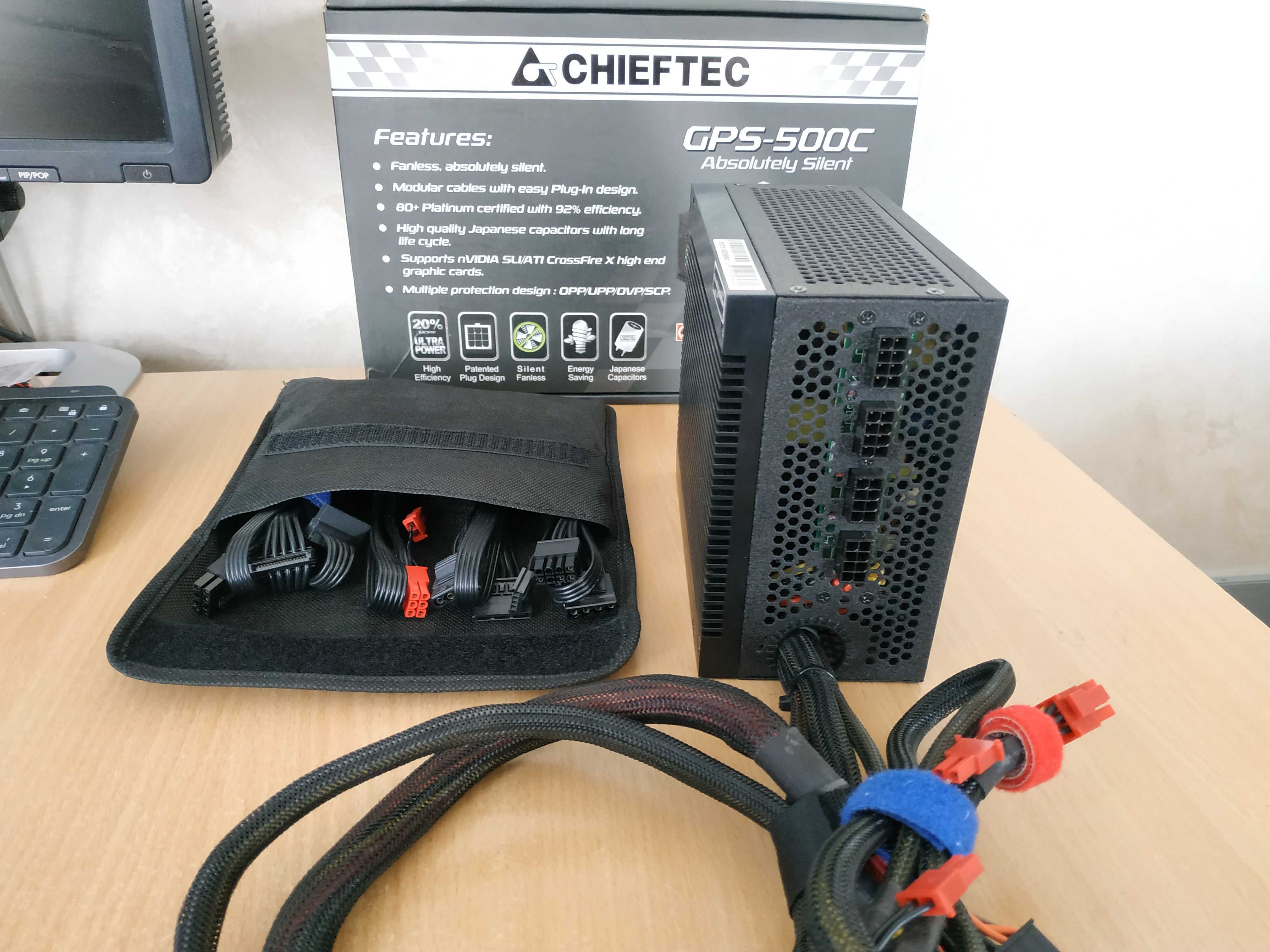 Блок живлення Chieftec GPS-500C Silent - 500W "без кулерний"