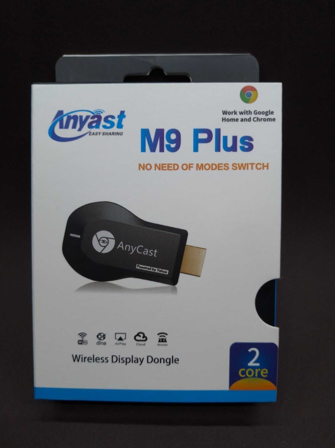 Медіаплеєр Miracast AnyCast M9 Новий wifi hdmi адаптер smart tv