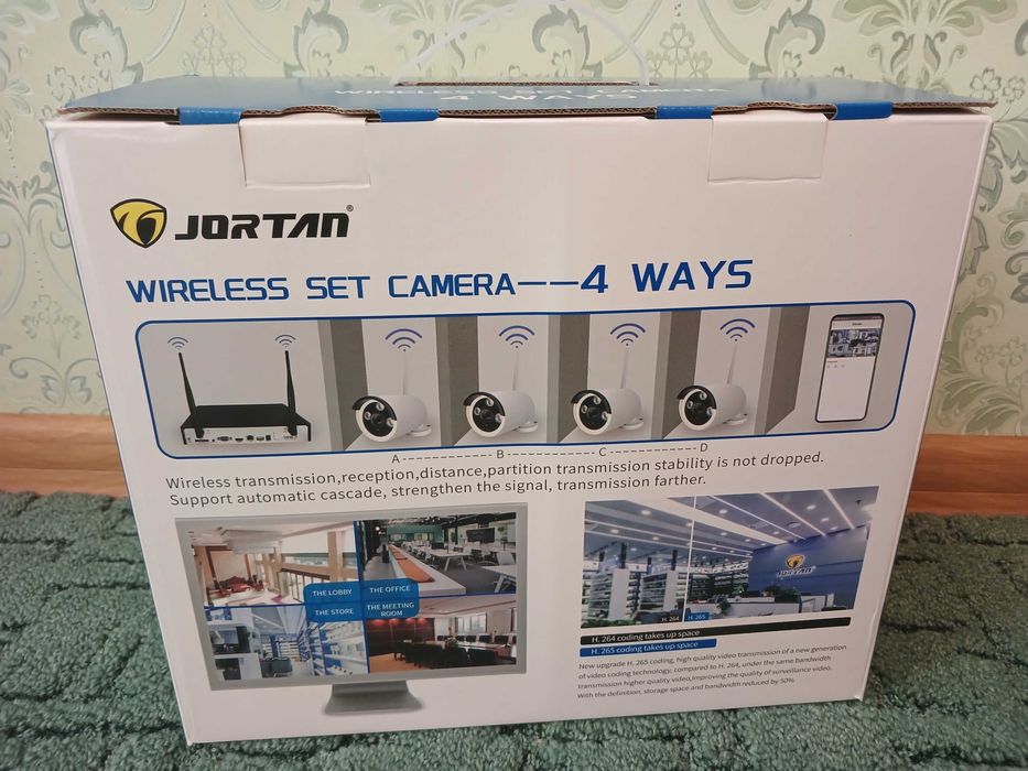 Уличная IP WI-FI Камера 4 шт комплект видеонаблюдения