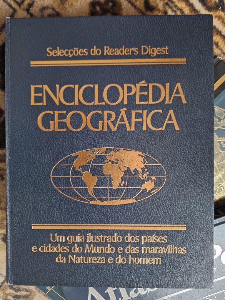 Atlas Enciclopédia Geográfica 3 livros