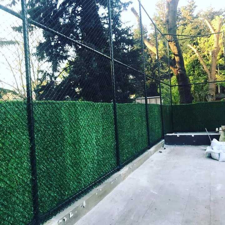Зелений паркан.Забор. Паркан сітка. Декоративний забор.Рулонний забор