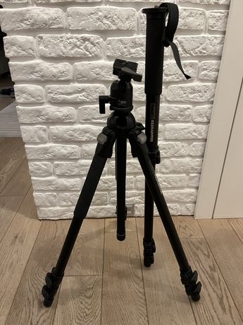 Statyw, monopod i głowica Manfrotto