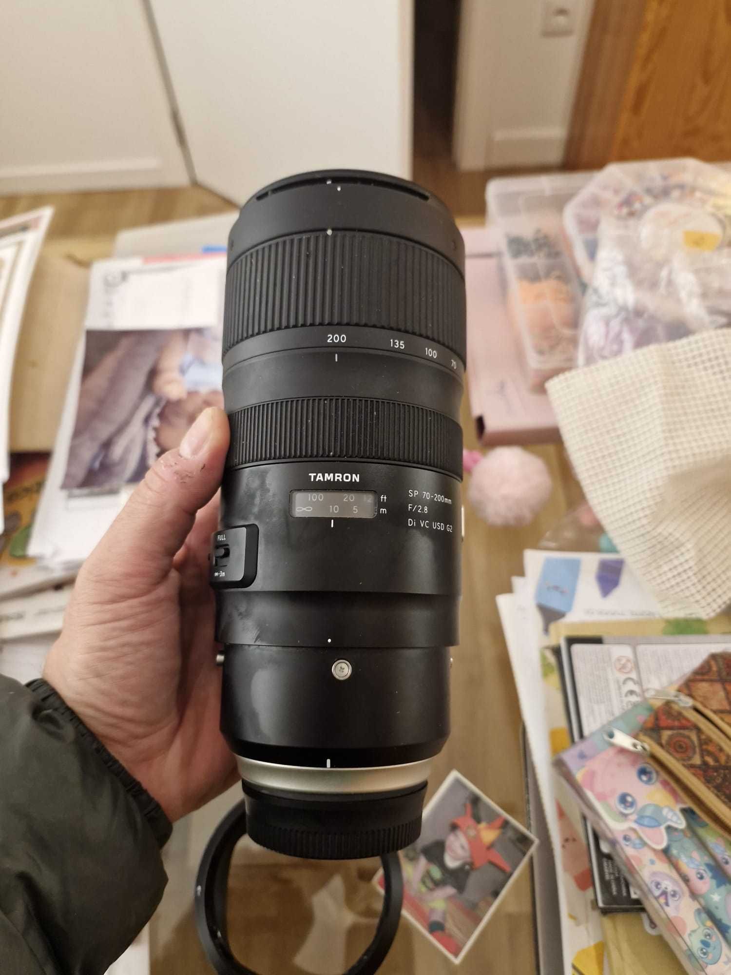 Vendo lente TAMRON SP 70-200mm f/2.8 Di VC USD G2 (Nikon)
