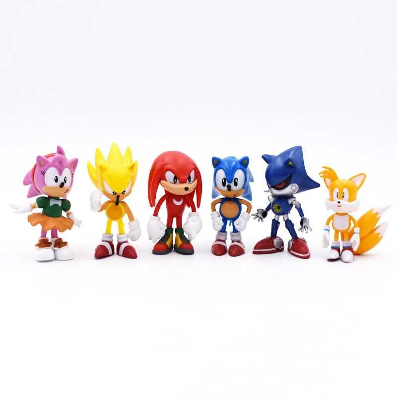 Figurki Sonic The Hedgehog zestaw nowe 6 szt