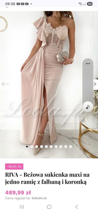 Sukienka Riva loola roz L