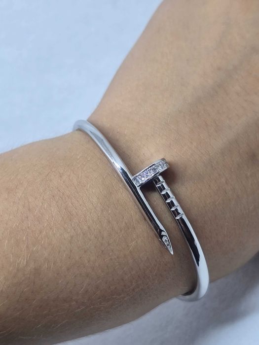 Золотий браслет гвіздок (гвоздь)