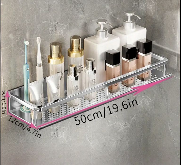 Велика полиця в ванну кімнату