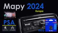 Mapy EUROPA 2024 PL- radio RNEG My Way VIP NAV Peugeot | Citroen