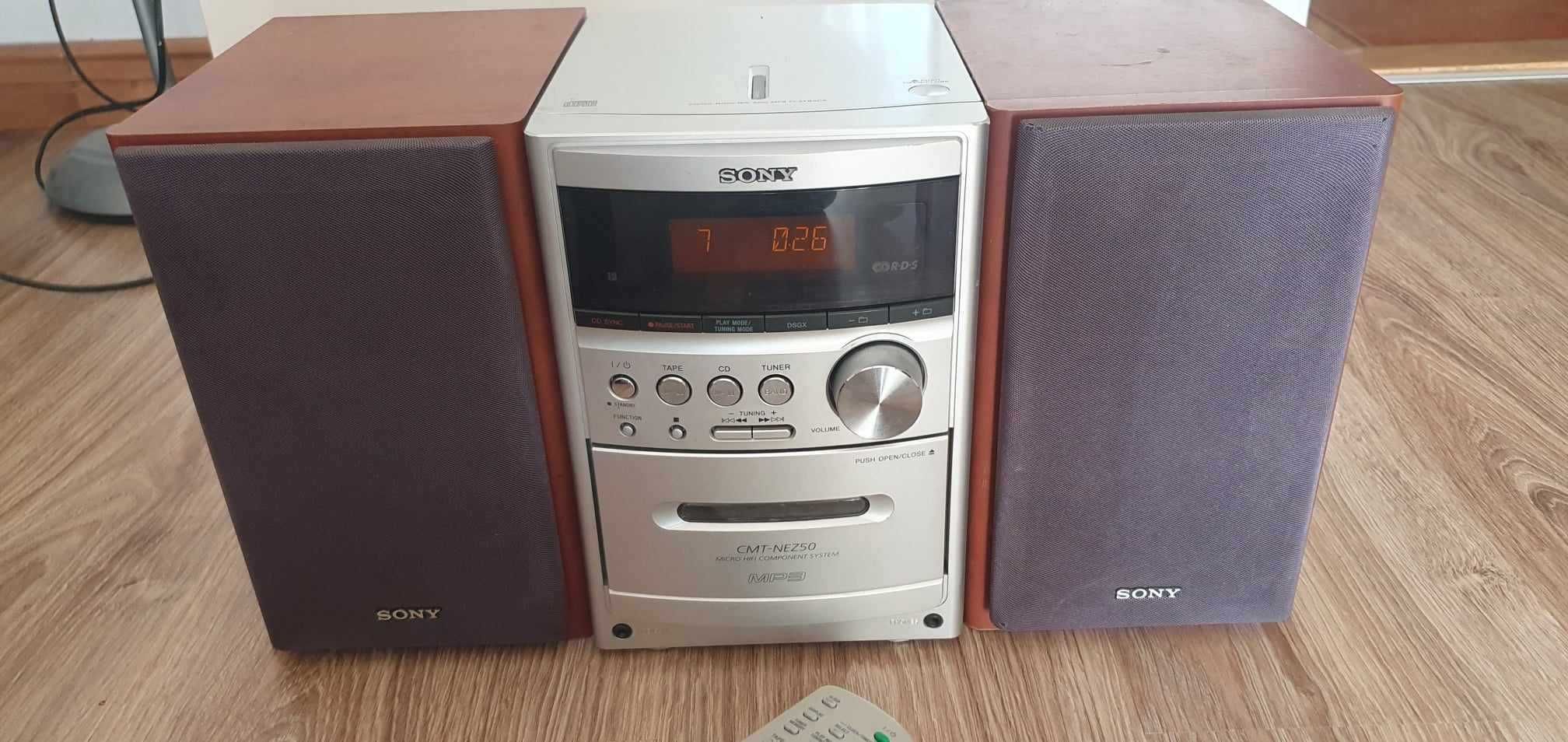 Wieża Sony CMT-NEZ50 MP3 Aux Pilot