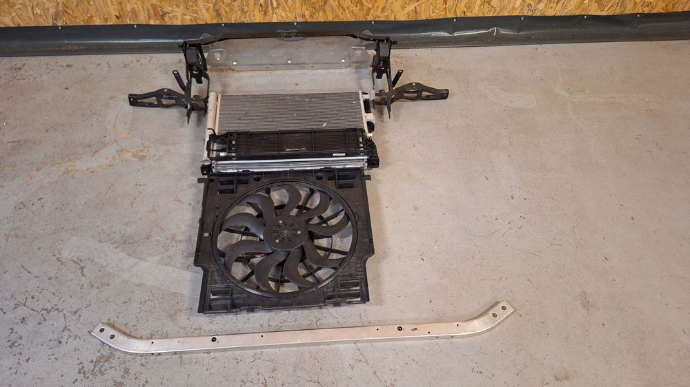 pas przedni wzmocnienie chłodnice bmw x3 g01 x4 g02 2.0d