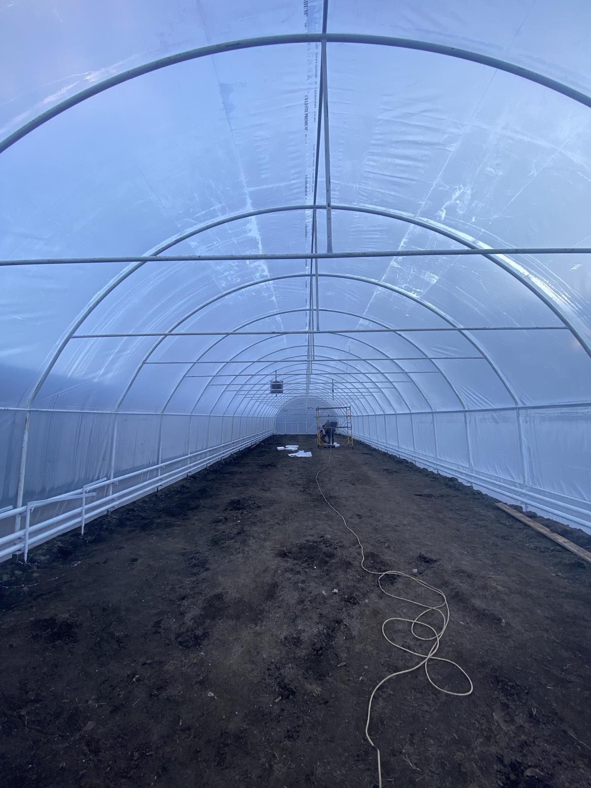 Теплиця 10×50 Оцинкована