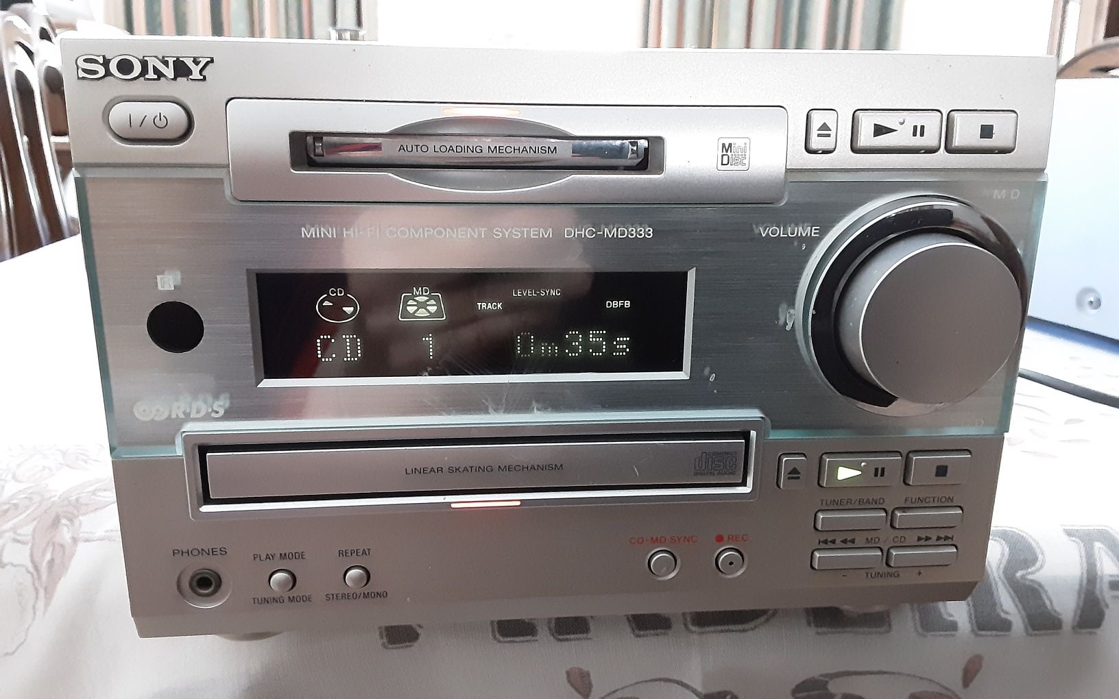 Mini hifi componente sony