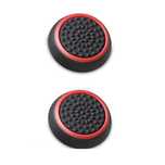 2x Nakładki gripy gumki analogi PS2, PS3, PS4 PS5 XBOX ONE czerwone