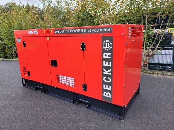 Генераторы Becker BDG 50S, 70S, 100S, 9000S 5-100кВт. От 160 000грн.
