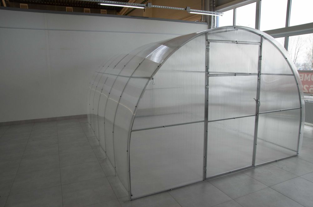 Szklarnia Tunel 3x4m, 6m, 8m, 10m, 12m; poliwęglan 4mm, profil 20x20mm