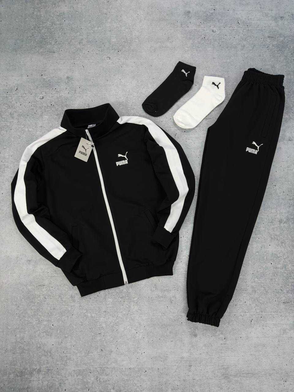 Чоловічий спортивний костюм пума набір Puma [S,M,L,XL,XXL] + шкарпетки