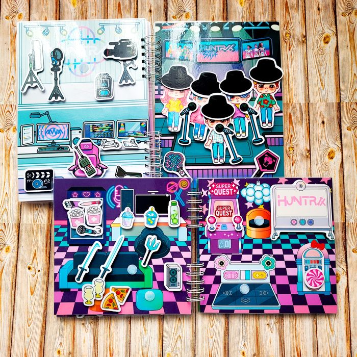 Zestaw książek 2 szt. K-pop Demon Hunters. Lamibook