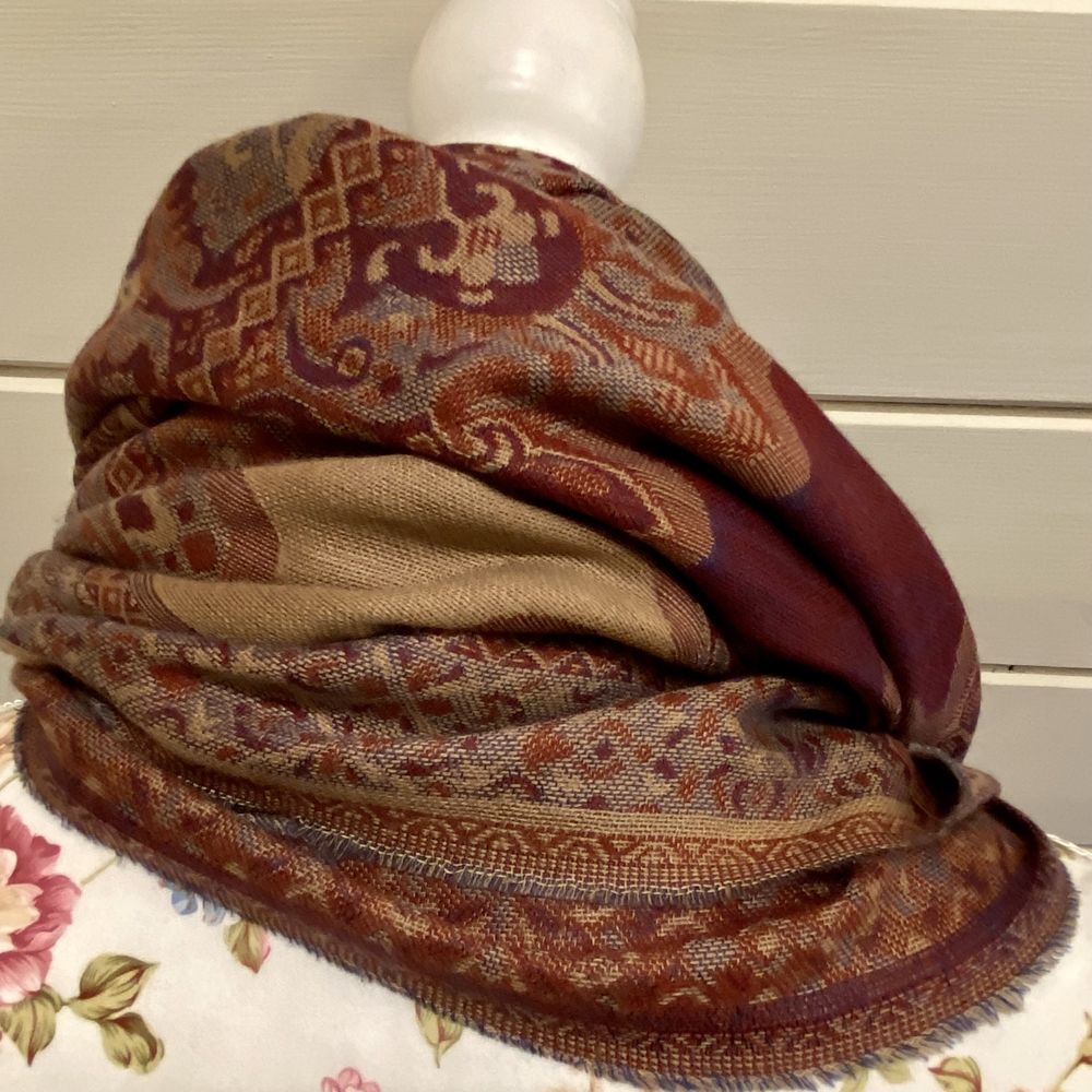 Elegancki duży szal z pashminy