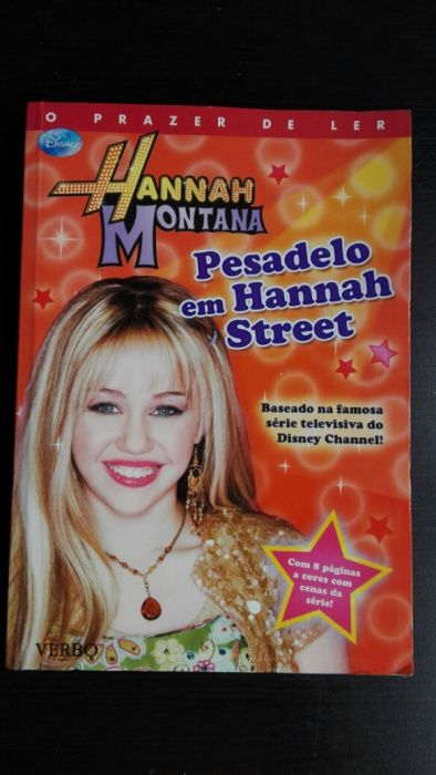 Hannah Montana e High School Musical livros e guarda chuva