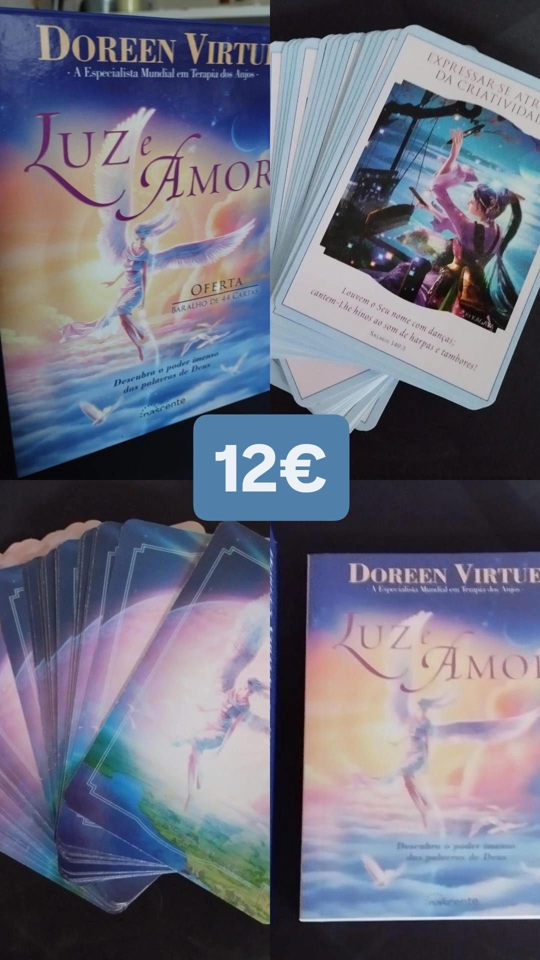 Tarot Luz e Amor - Cartas, Livro e Caixa