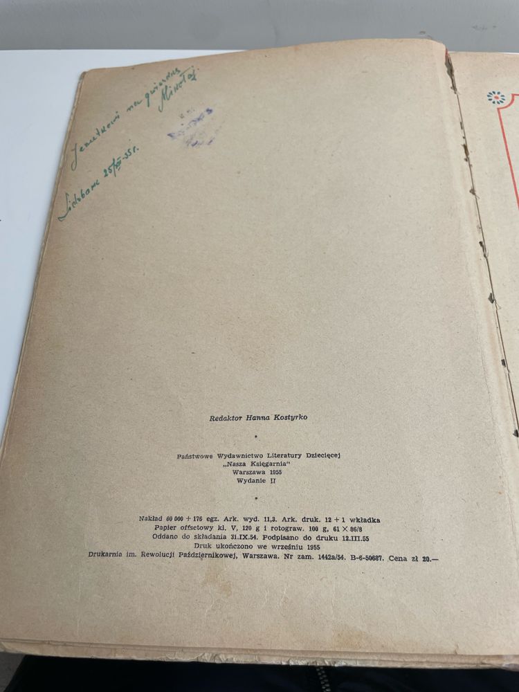 J. Tuwim „Wiersze dla dzieci” 1955r. PRL
