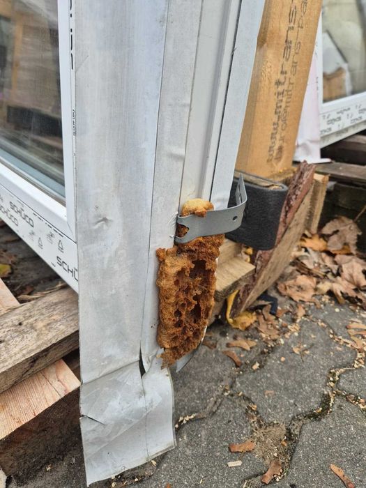 Okno tarasowe PCV 1960x2240 antracyt lewe niemal nowe z demontażu